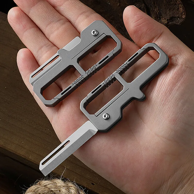 Edc Carry Knife - Складной нож-карабин FEGVE из титана для