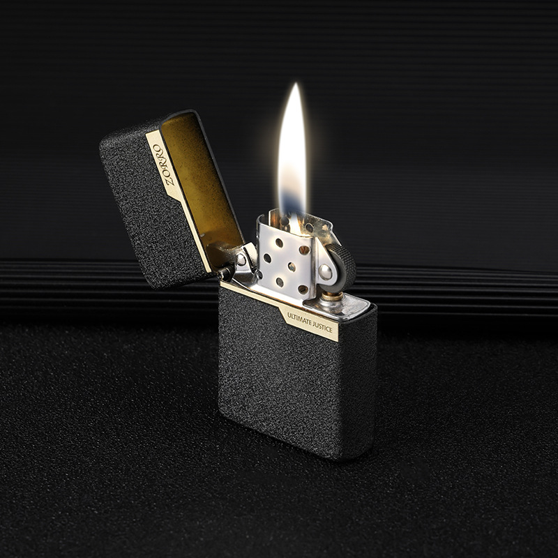 Lighter Insert Zippo - Зажигалка Zorro с двусторонним логотипом, оригинальный