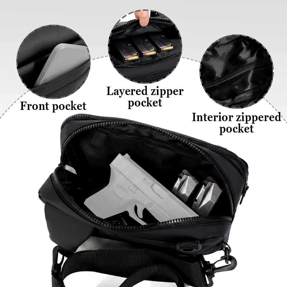 Тактическая сумка для пистолет – обзор и цена Edc Concealed Carry Backpack