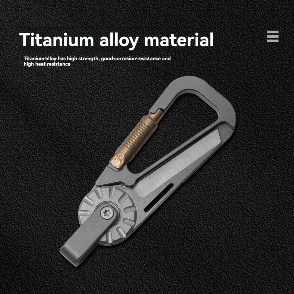 Новый мини-брелок из титановог – обзор и цена Edc Car Carry
