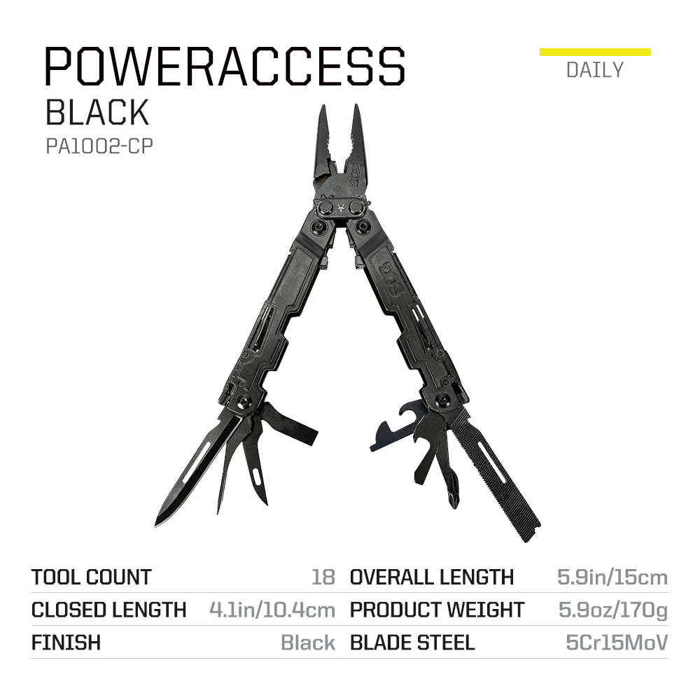 SOG PowerAccess 18-в-1: компак – обзор и цена Edc Gear Every Day Carry