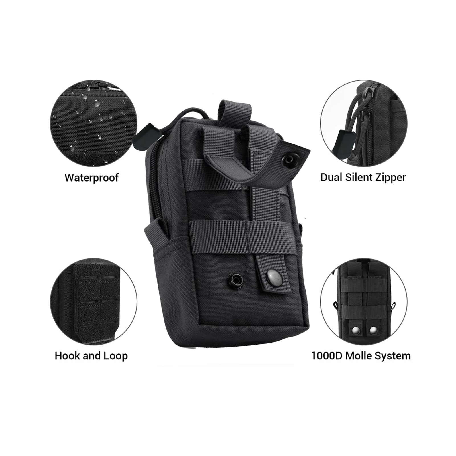 Тактический чехол Molle, поясн – обзор и цена Edc Deep Carry