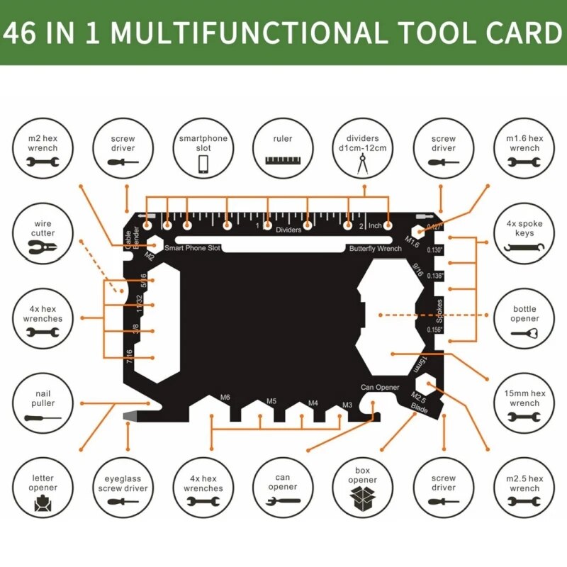 Многофункциональный инструмент – обзор и цена Multitool Credit Card