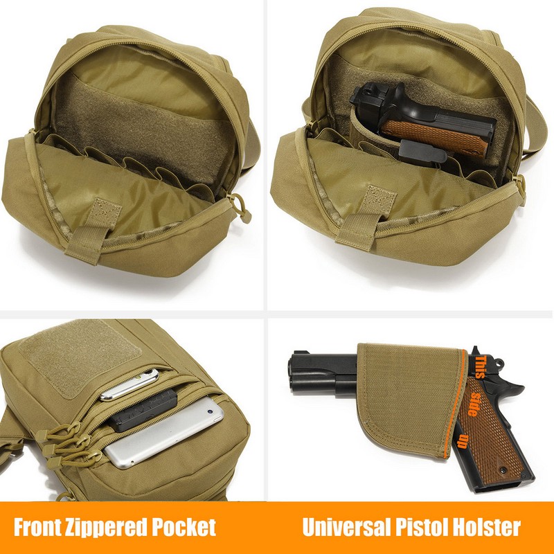 Новая тактическая нагрудная су – обзор и цена Edc Concealed Carry Backpack